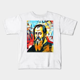 Giorgio Vasari Abstract Portrait | Giorgio Vasari Artwork 2 Kids T-Shirt